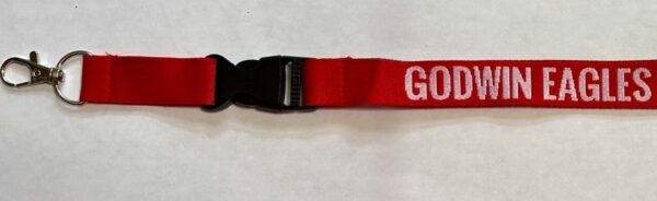 Red Woven Lanyard