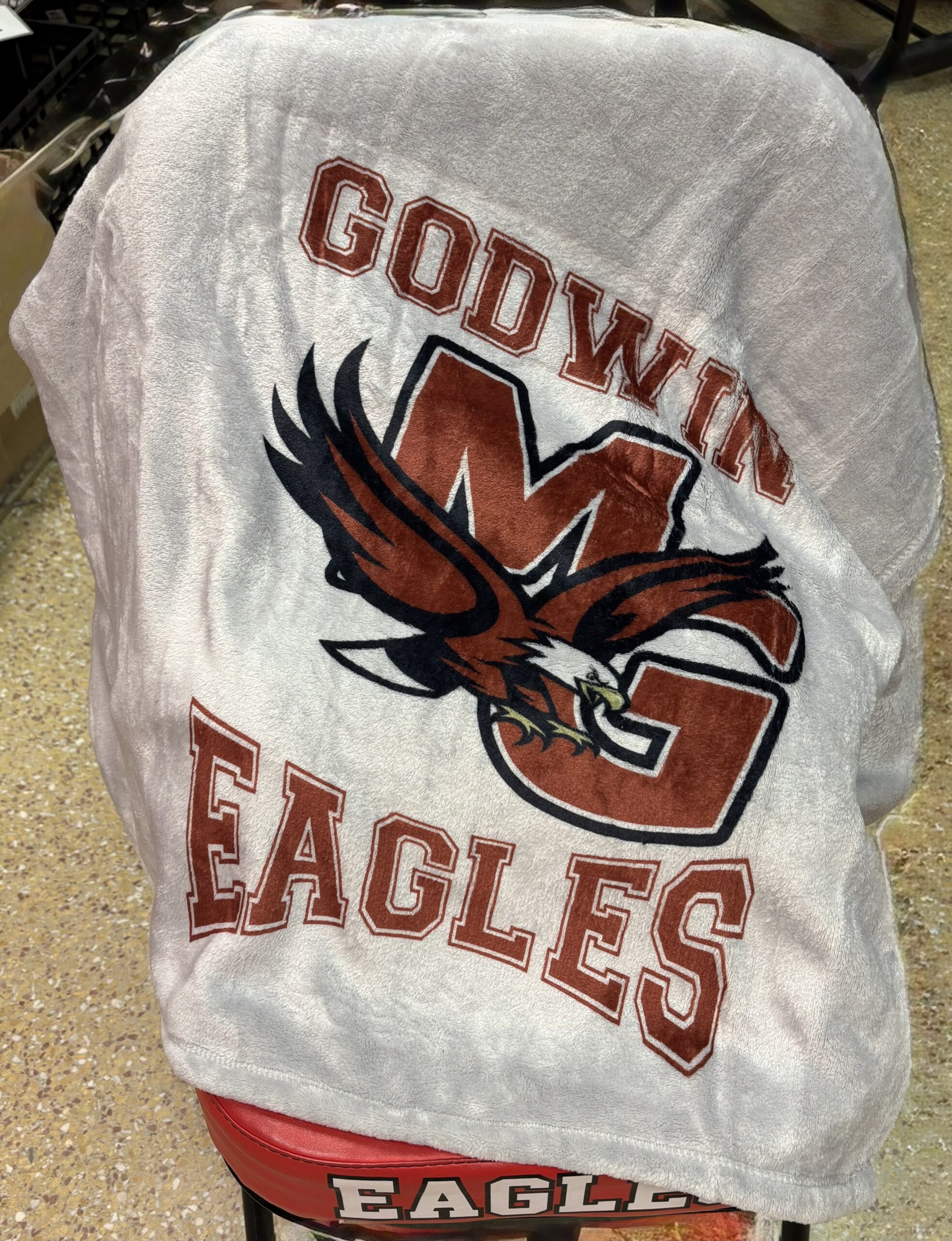 ** NEW ** Plush Godwin Eagles Blanket